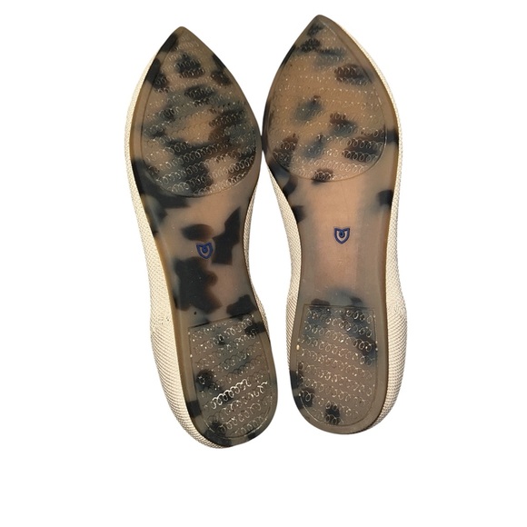 Rothy's Beige and Blue Women's Loafers 7 - Picture 5 of 5